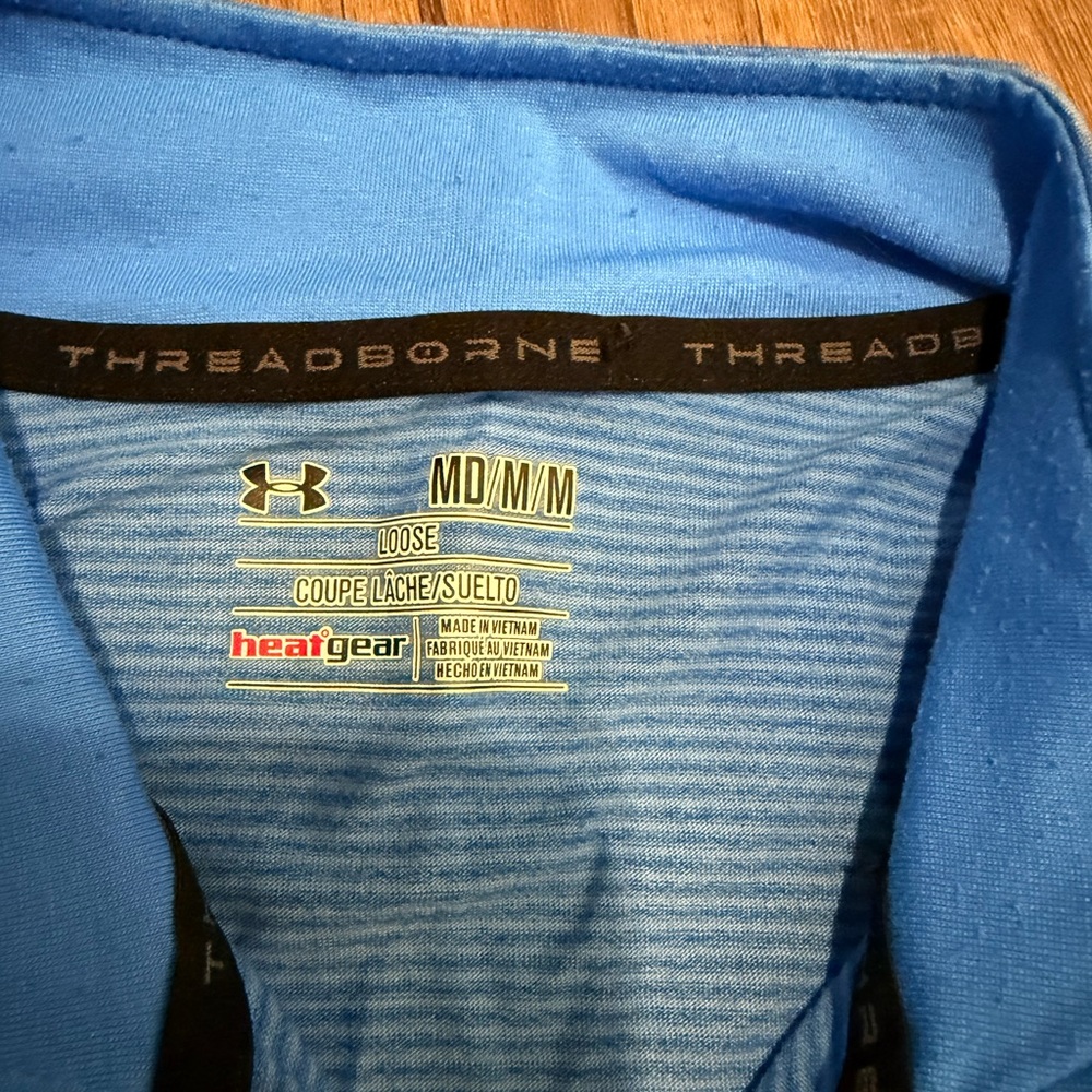 Under Armour Threadborne Blue Pullover - image 2